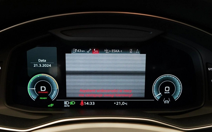 Audi A6 cena 259980 przebieg: 34580, rok produkcji 2021 z Podkowa Leśna małe 781
